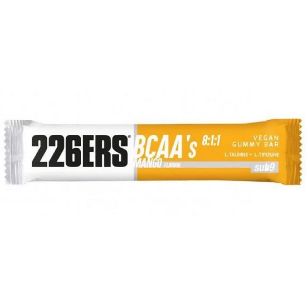 BCAA´s 30g Mango 1 Unit Vegan Energetic Gummy Bar 1 BCAA´s 30g Mango 1 Unit Vegan Energetic Gummy Bar