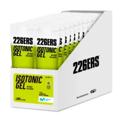 Isotonic 68g 24 Units Lime Energy Gels Box