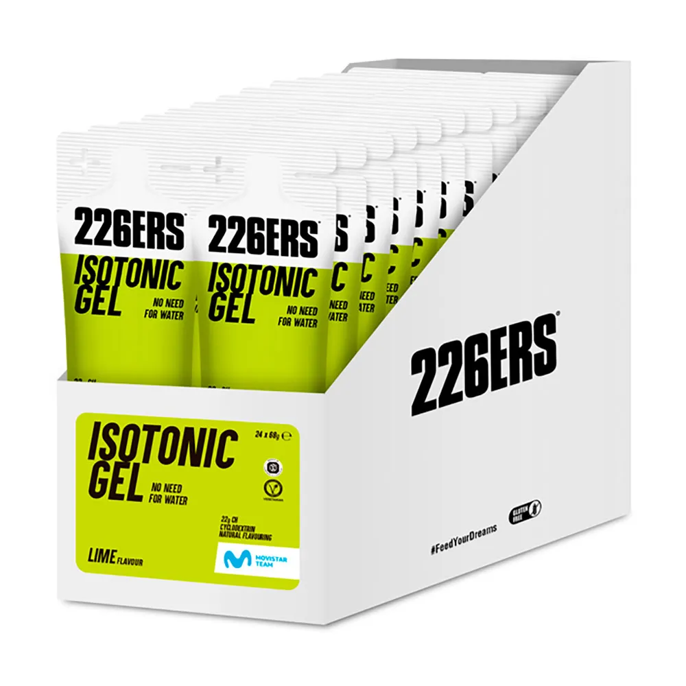 Isotonic 68g 24 Units Lime Energy Gels Box 1 Isotonic 68g 24 Units Lime Energy Gels Box