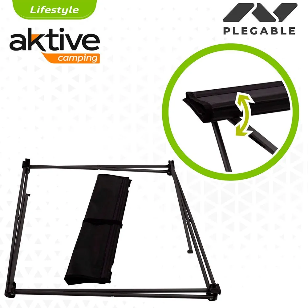 Aktive Textile Folding Table 61x53x51 Cm 3 Aktive Textile Folding Table 61x53x51 Cm - Image 3