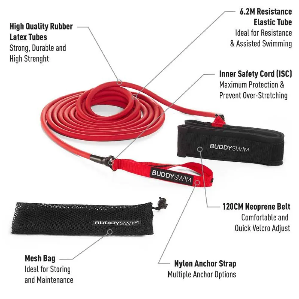 Speed Training Long Swim Belt 7 Speed Training Long Swim Belt - Image 7