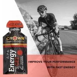 Cola Energy Gel 40g 10 Cola Energy Gel 40g -Swim Hush Sales Store crown sport nutrition cola energy gel 40g 2