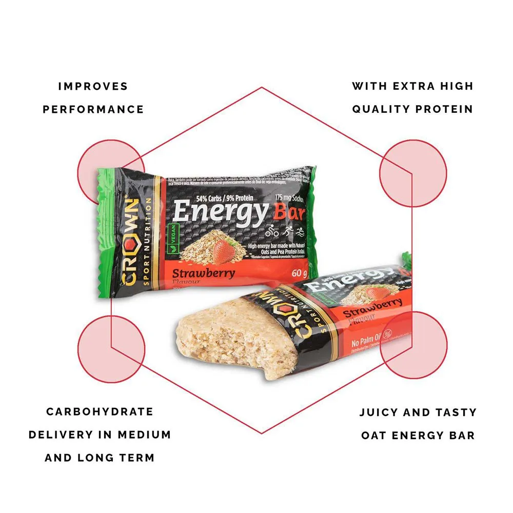 Strawberry Energy Bar 60g 7 Strawberry Energy Bar 60g - Image 7