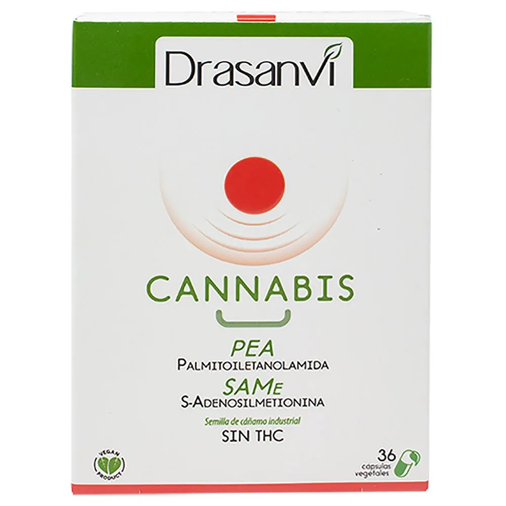 Drasanvi Cannabis PEA 36 Capsules 1 Drasanvi Cannabis PEA 36 Capsules