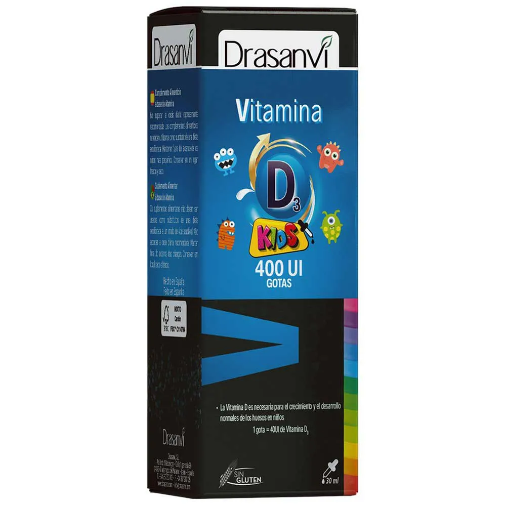 Drasanvi Vitamin D3 4000 IU Drops Kids 30ml 1 Drasanvi Vitamin D3 4000 IU Drops Kids 30ml