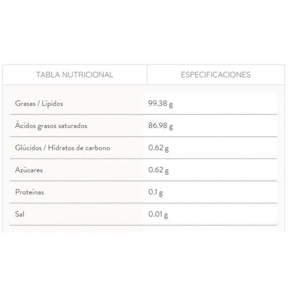 Premium Bio Virgin Coconut Oil 250Ml 2 Premium Bio Virgin Coconut Oil 250Ml - Image 2