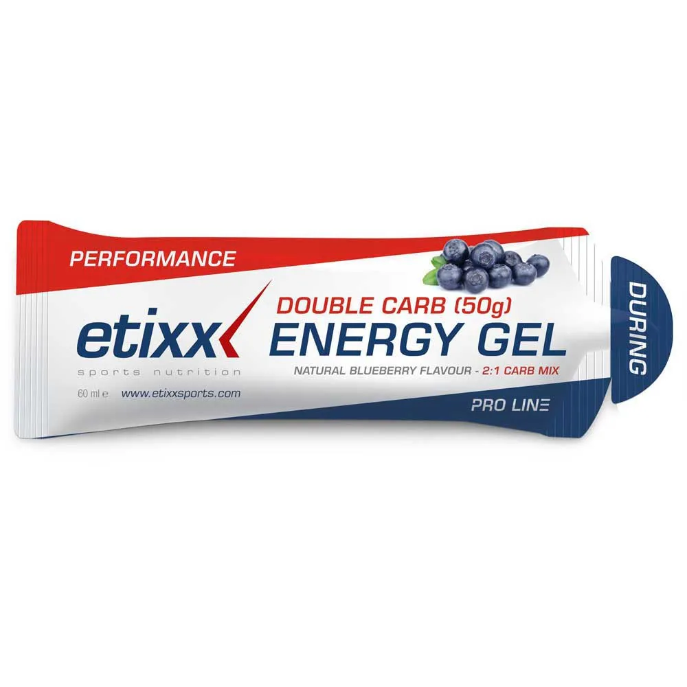 ETIXX Double Carb Proline Energy Gel 60ml Blueberry 1 ETIXX Double Carb Proline Energy Gel 60ml Blueberry