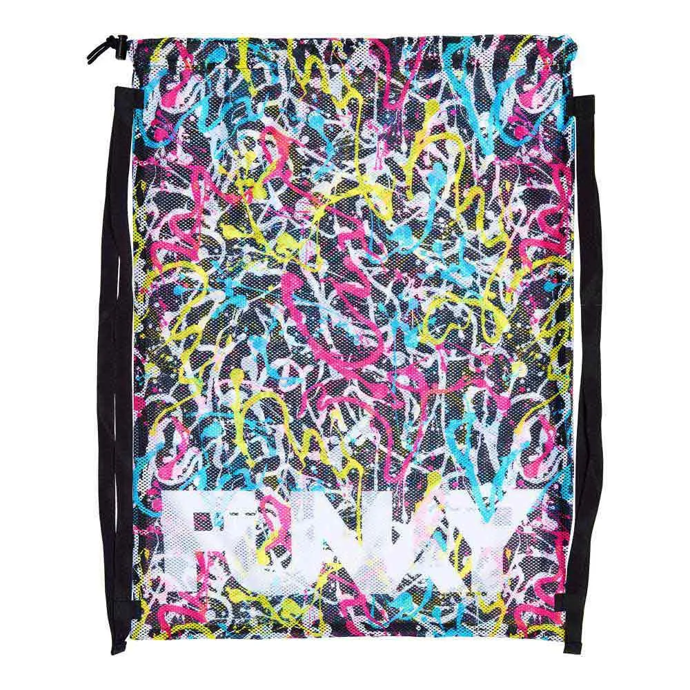 Funky Trunks Mesh Messed Up Mesh Bag 1 Funky Trunks Mesh Messed Up Mesh Bag