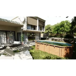 GRE Liner For Oval Avocado Wooden Pool -Swim Hush Sales Store gre liner for oval avocado wooden pool 2