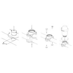 Blue Fit Tapping Saddle 50 Mm -Swim Hush Sales Store gre pools blue fit tapping saddle 50 mm 2