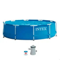 Intex Metal Frame Round+Filter Pool