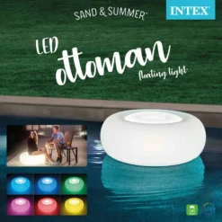 Intex Ottoman Seat With Led Light 6 Colours -Swim Hush Sales Store intex ottoman seat with led light 6 colours 3