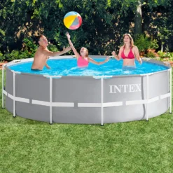 Intex Prism Frame Range Collapsible With Filter Pool -Swim Hush Sales Store intex prism frame range collapsible with filter pool 1