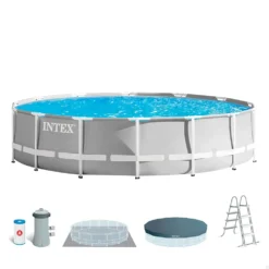 Intex Prisma Frame Round Above Ground With Filter Pool