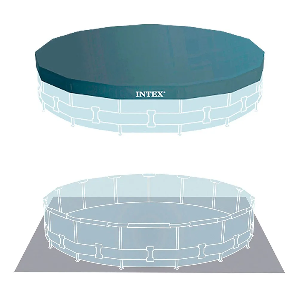Intex Prisma Frame Round Above Ground With Filter Pool 5 Intex Prisma Frame Round Above Ground With Filter Pool - Image 5