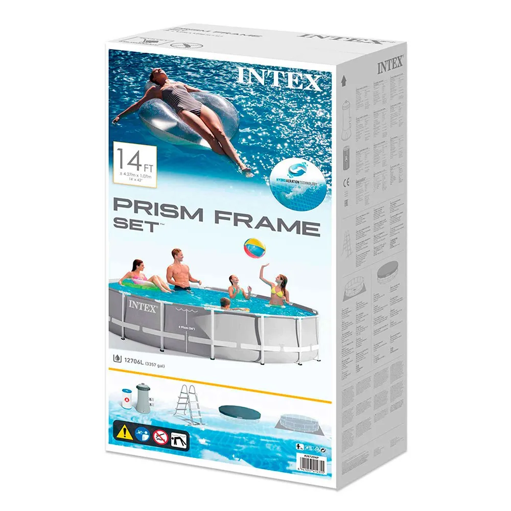 Intex Prisma Frame Round Above Ground With Filter Pool 6 Intex Prisma Frame Round Above Ground With Filter Pool - Image 6