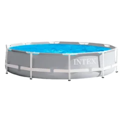 Intex Prisma Frame Round Collapsible With Filter Pool -Swim Hush Sales Store intex prisma frame round collapsible with filter pool 6