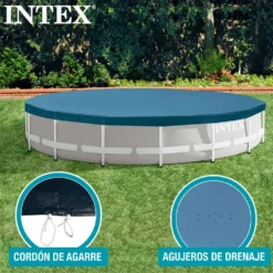 Intex Round Pool Cover -Swim Hush Sales Store intex round pool cover 11