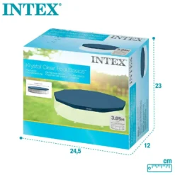 Intex Round Pool Cover -Swim Hush Sales Store intex round pool cover 13