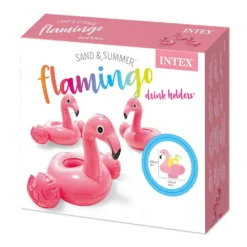 Intex Set Of 3 Flamingo Cup Holders -Swim Hush Sales Store intex set of 3 flamingo cup holders 3