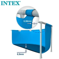 Intex Small Frame Collapsible 220x150x60 Cm Pool -Swim Hush Sales Store intex small frame collapsible 220x150x60 cm pool 2