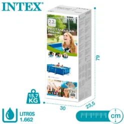 Intex Small Frame Collapsible 220x150x60 Cm Pool -Swim Hush Sales Store intex small frame collapsible 220x150x60 cm pool 5