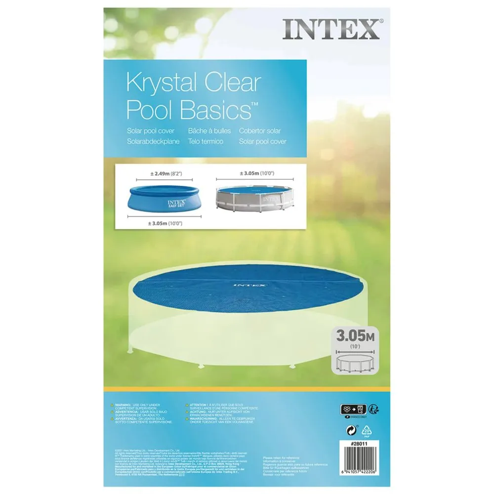 Intex Solar Polyethylene Pool Cover 290 Cm 6 Intex Solar Polyethylene Pool Cover 290 Cm - Image 6