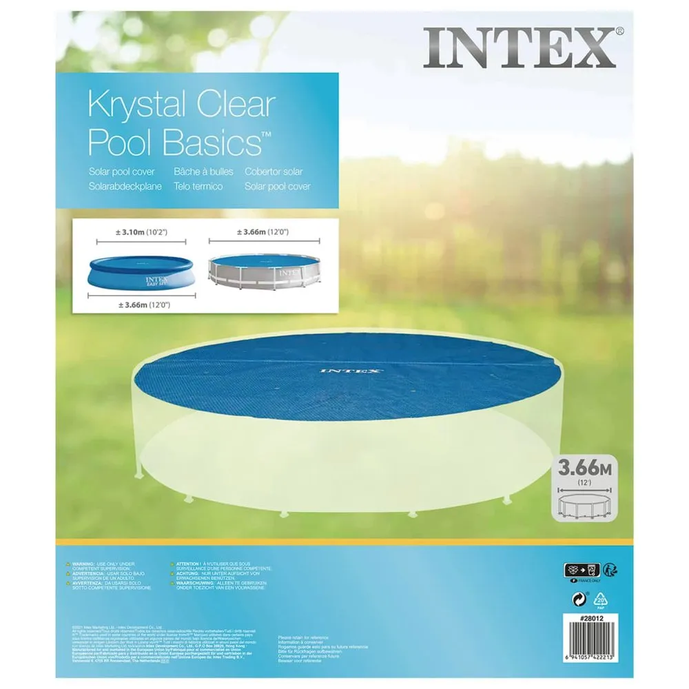 Intex Solar Polyethylene Pool Cover 348 Cm 6 Intex Solar Polyethylene Pool Cover 348 Cm - Image 6