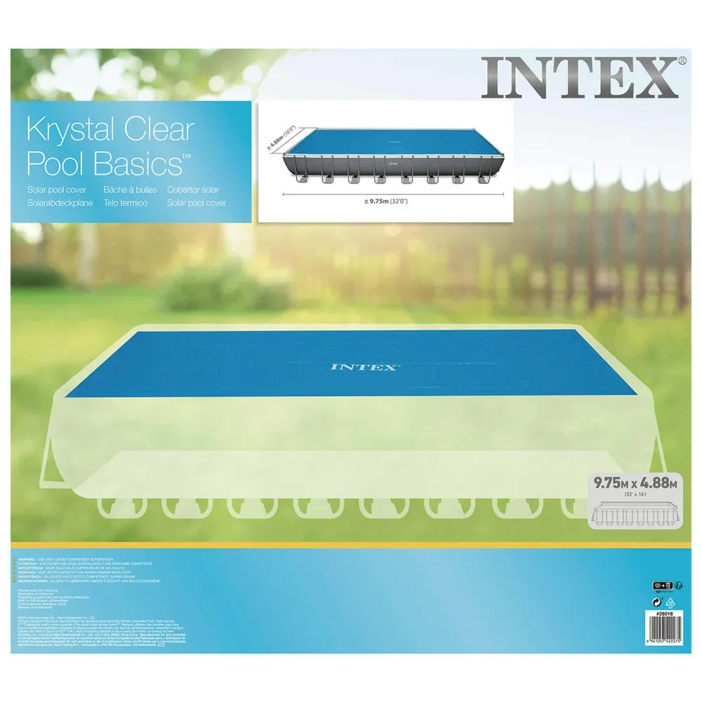 Intex Solar Polyethylene Pool Cover 960x466 Cm 5 Intex Solar Polyethylene Pool Cover 960x466 Cm - Image 5