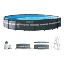 Intex Ultra XTR 732 X 132 Cm Round Steel Frame Above Ground Pool -Swim Hush Sales Store intex ultra xtr 732 x 132 cm round steel frame above ground pool 4