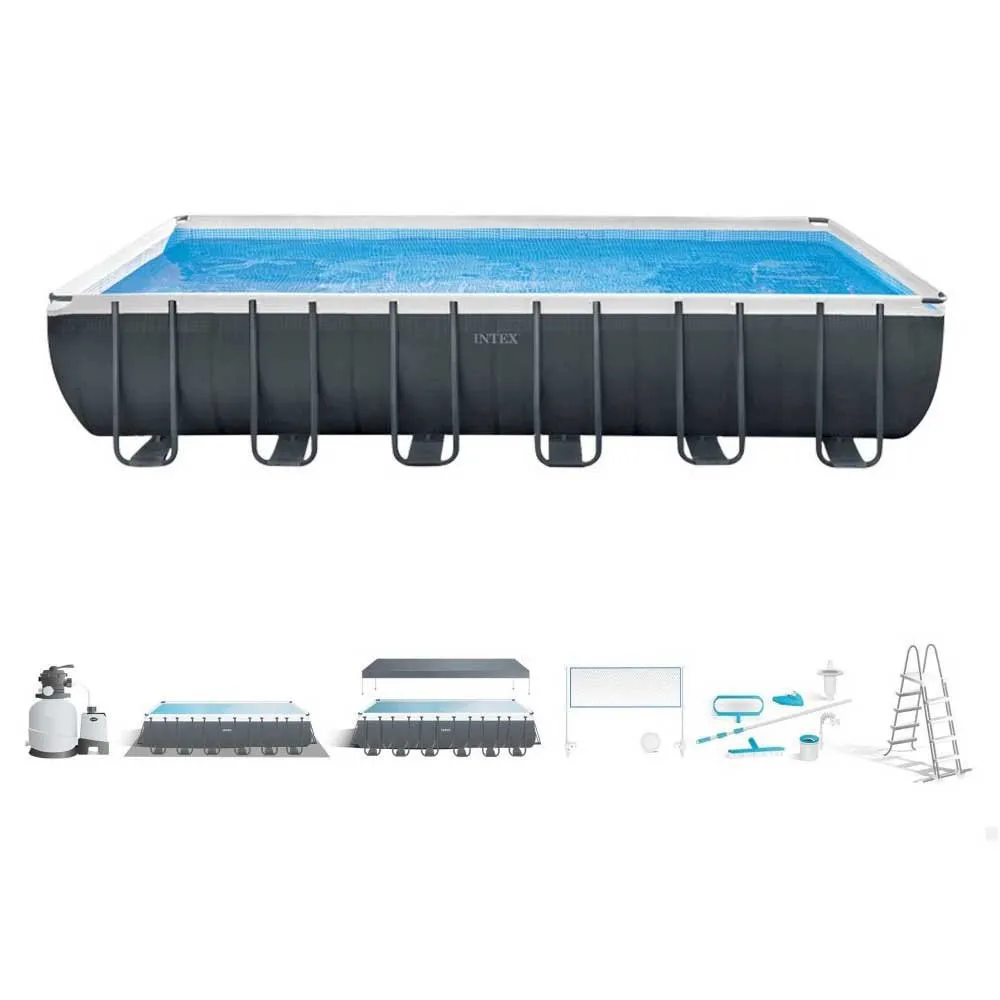 Intex Ultra XTR 732 X 366 X 132 Cm With Chlorinator Rectangular Steel Frame Above Ground Pool 6 Intex Ultra XTR 732 X 366 X 132 Cm With Chlorinator Rectangular Steel Frame Above Ground Pool - Image 6