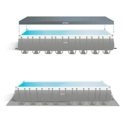 Intex Ultra XTR 975 X 488 X 132 Cm Rectangular Steel Frame Above Ground Pool 11 Intex Ultra XTR 975 X 488 X 132 Cm Rectangular Steel Frame Above Ground Pool -Swim Hush Sales Store intex ultra xtr 975 x 488 x 132 cm rectangular steel frame above ground pool 3