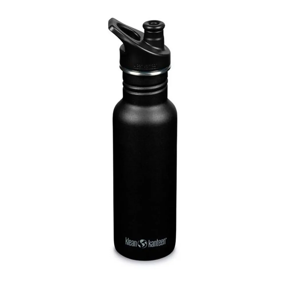 Klean Kanteen Classic Stainless Steel Bottle 532ml Sport Cap 1 Klean Kanteen Classic Stainless Steel Bottle 532ml Sport Cap