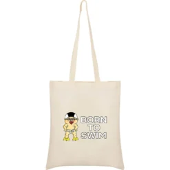 Born To Swim Tote Bag