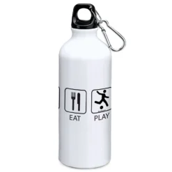 Sleep Eat And Play Football 800ml Aluminium Bottle