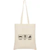 Sleep Eat And Swim Tote Bag