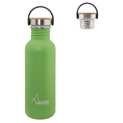 Stainless Steel Bottle Basic Steel Bamboo