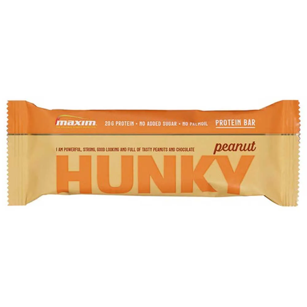 Maxim Hunky Choco/Peanut 55g Energy Bar 1 Maxim Hunky Choco/Peanut 55g Energy Bar