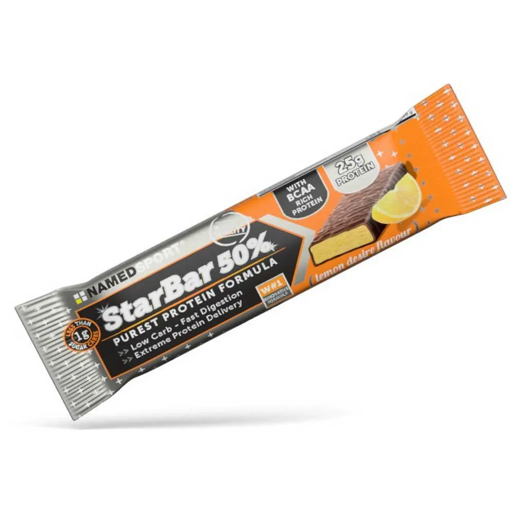 Named Sport Star 50% Protein Lemon Desire Energy Bar 1 Named Sport Star 50% Protein Lemon Desire Energy Bar