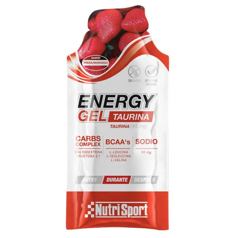 Taurina 35g Energy Gel Strawberry 1 Taurina 35g Energy Gel Strawberry