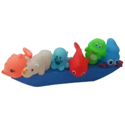 Boat With Floating Animals