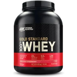Optimum Nutrition 1101497 Protein On 100% Whey Gold Standard Powder 2.27Kg Strawberry