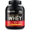 Optimum Nutrition Protein On 100% Whey Gold Standard 76 Serving Powder 2.27Kg Banana Cream