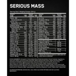 Optimum Nutrition Serious Mass Muscle Gainer Banana 2.72kg -Swim Hush Sales Store optimum nutrition serious mass muscle gainer banana 2.72kg 1