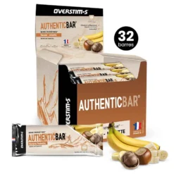 Authentic 65g Banana And Almond Energy Bars Box 32 Units