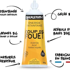 Whiplash Energy Gel 30g Lemon -Swim Hush Sales Store overstims whiplash energy gel 30g lemon 2