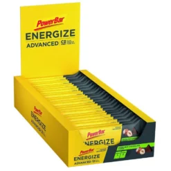Powerbar Energize Advanced 55g 25 Units Hazelnut Chocolate Energy Bars Box
