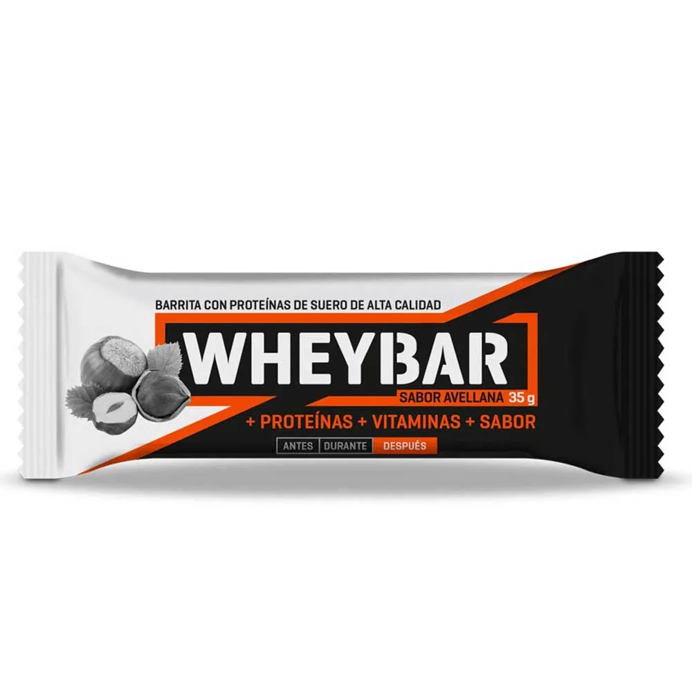 WheyBar 35g 1 Unit Hazelnut Protein Bar 1 WheyBar 35g 1 Unit Hazelnut Protein Bar