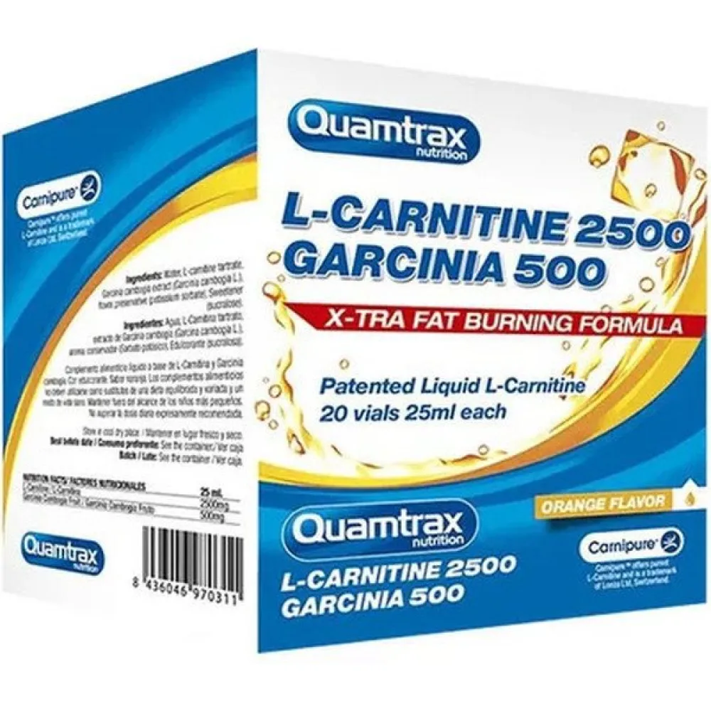 Orange L-Carnitina 2500 Garcinia 500 20ml 20 Units 1 Orange L-Carnitina 2500 Garcinia 500 20ml 20 Units