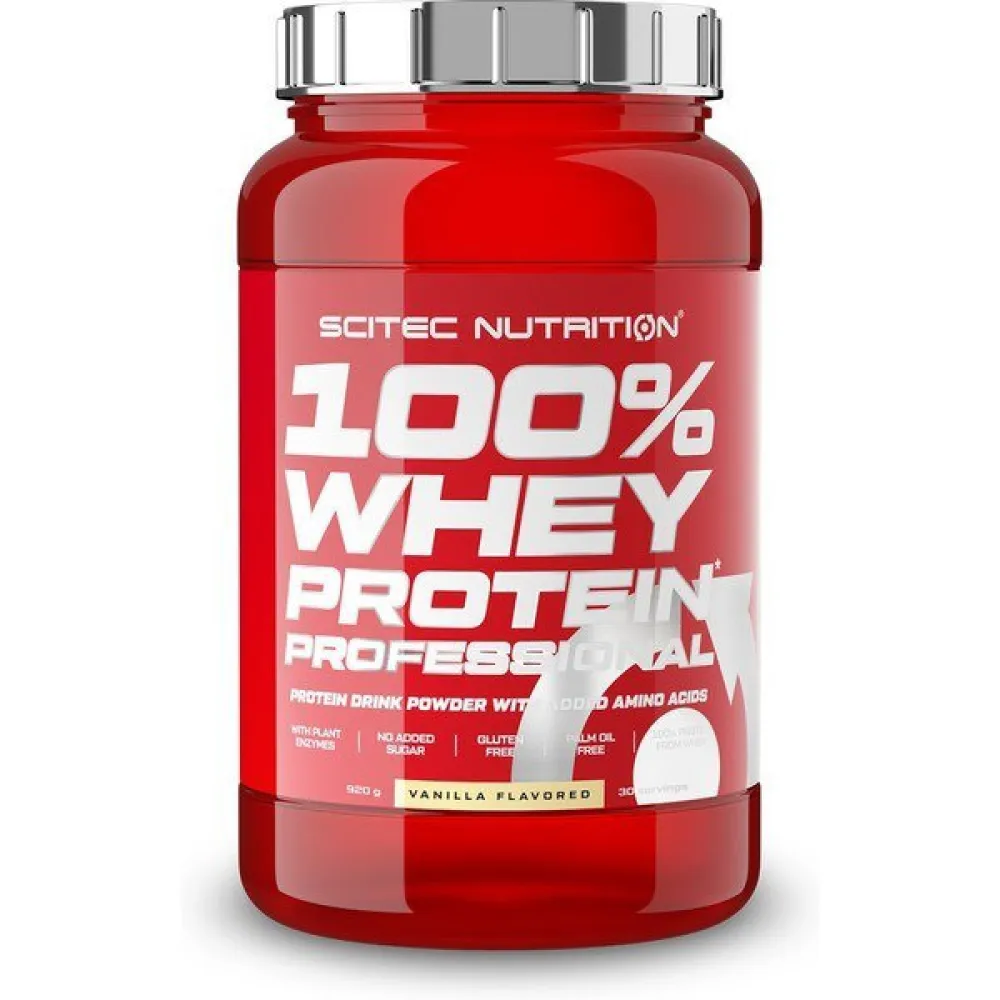 Scitec Nutrition 100% Whey Protein Professional Powder 920g Vanilla 1 Scitec Nutrition 100% Whey Protein Professional Powder 920g Vanilla
